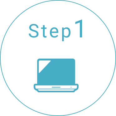 Step1パソコンのイラスト